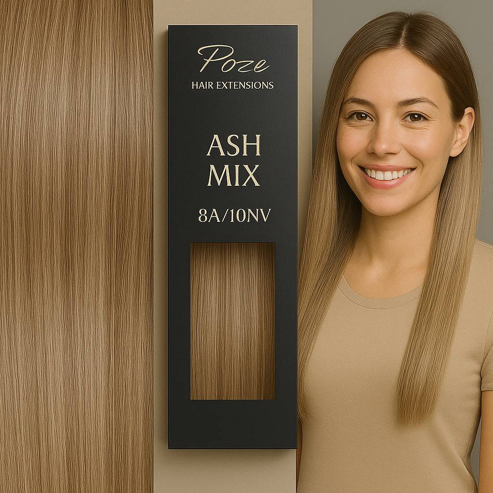 Micro Ring Extensions Standard - 8A/10NV Ash Mix